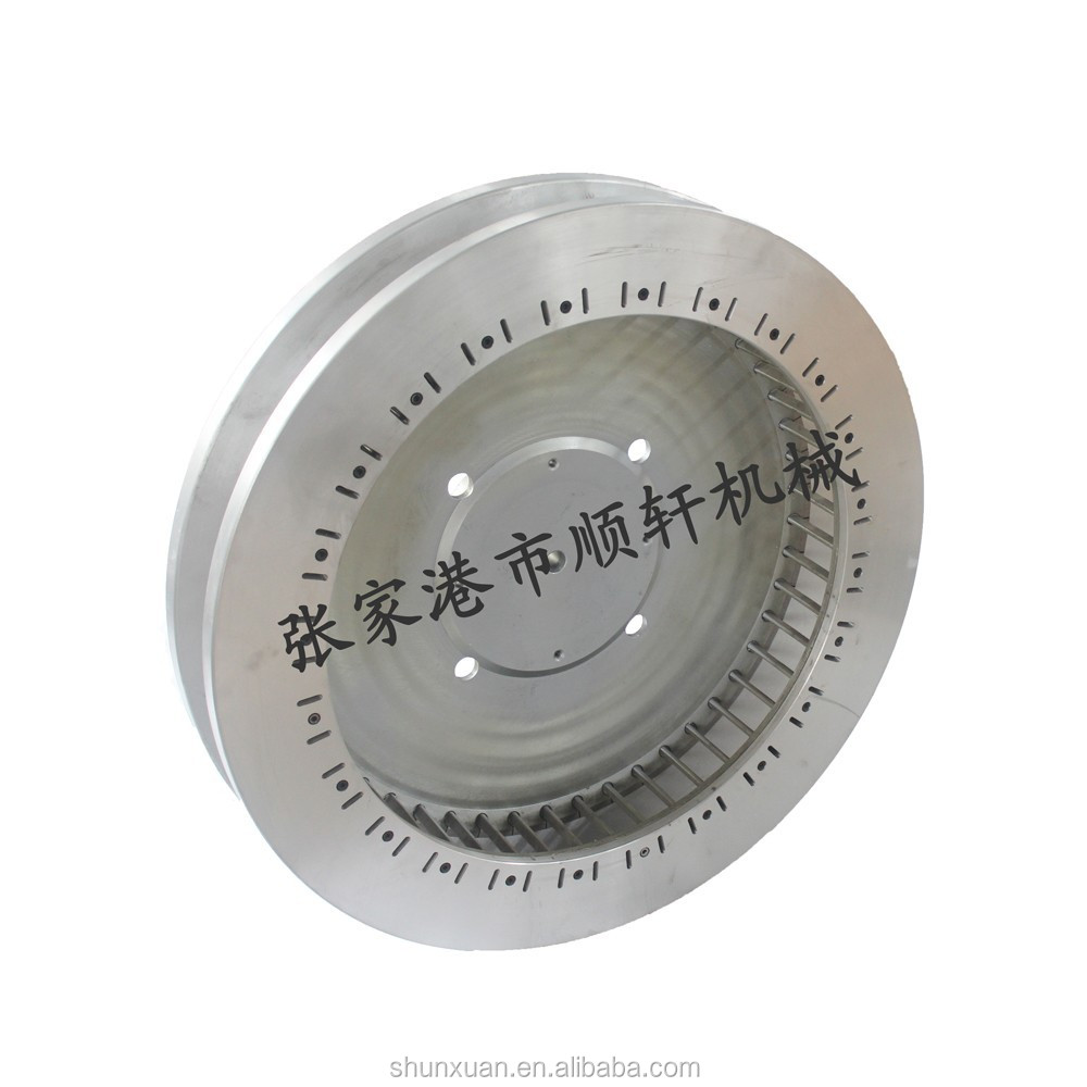 Polyester zımba fiber üretim hattı için kesici diski