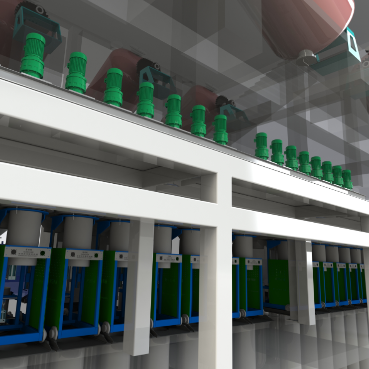 Pamuk tipi polyester elyaf elyaf üretim hattı